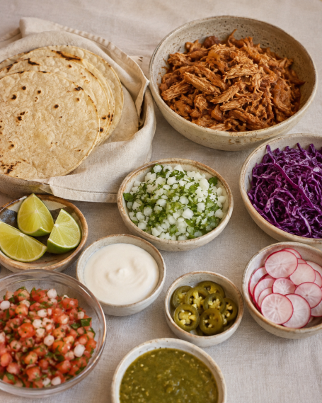 wir nutzen nur frische Zutaten für unsere Tacos